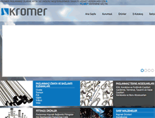 Tablet Screenshot of kromerpaslanmaz.com